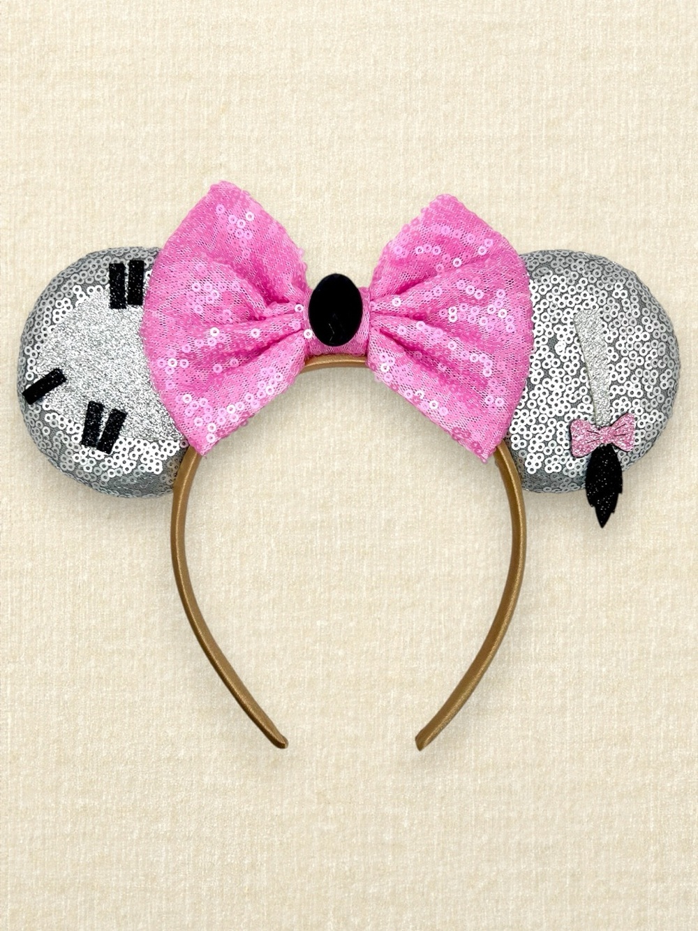 Gray Sequin Eeyore Winnie the Pooh Minnie Ears | Disney-Inspired Mouse Ears